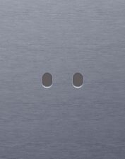 Niko Toggle 3-Voudige afdekplaat v71 vr 3 tweev schak alu blue grey brushed RAL: 240 30 05