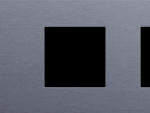 Niko Toggle 3-Voudige afdekplaat h71 vr tweev schak + 2 fct alu blue grey brushed RAL: 240 30 05