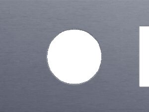 Niko Toggle 3-Voudige afdekplaat h71 vr tweev schak + stopc + fct alu blue grey brushed RAL: 240 30 05