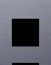 Niko Toggle 3-Voudige afdekplaat v71 vr tweev schak + 2 fct alu blue grey brushed RAL: 240 30 05