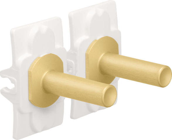 Niko Toggle set voor tweevoudige schakelfuncties alu gold brushed RAL: 1000