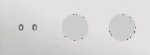 NIKO 3-Voudige afdekplaat h71 vr 1 tweev schak + 2 stopc toggle Niko Toggle alu blue grey brushed