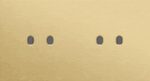 Niko Toggle 2-Voudige afdekplaat h71vr 2 tweev schak alu gold brushed RAL: 1000