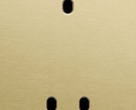 Niko Toggle 2-Voudige afdekplaat v60 vr 1 enklv + 1 tweev schak alu gold brushed RAL: 1000