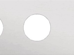 NIKO 3-Voudige afdekplaat h71 vr 2 stopc + 1 tweev schak toggle Niko Toggle alu blue grey brushed
