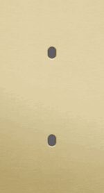 Niko Toggle 2-Voudige afdekplaat v71 vr 2 enklv schak alu gold brushed RAL: 1000