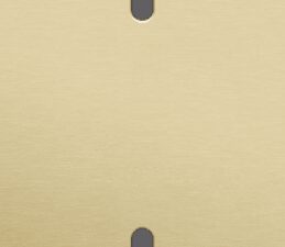 Niko Toggle 2-Voudige afdekplaat v71 vr 2 enklv schak alu gold brushed RAL: 1000