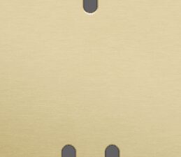 Niko Toggle 2-Voudige afdekplaat v71 vr 1 enklv + 1 tweev schak alu gold brushed RAL: 1000