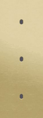 Niko Toggle 3-Voudige afdekplaat v71 vr 3 enklv schak alu gold brushed RAL: 1000