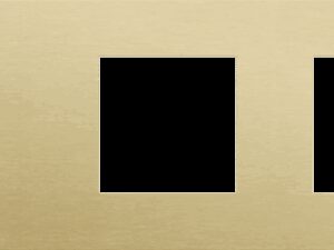 Niko Toggle 3-Voudige afdekplaat h71 vr enklv schak + 2 fct alu gold brushed RAL: 1000
