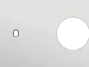 NIKO 2-Voudige afdekplaat h71 voor 1 enkelv schak + 1 stopc toggle Niko Toggle alu blue grey brushed