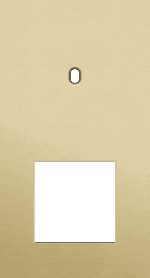 Niko Toggle 2-Voudige afdekplaat v71 vr enklv schak + fct alu gold brushed RAL: 1000
