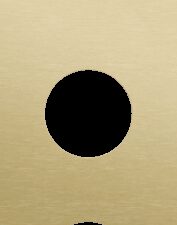 Niko Toggle 3-Voudige afdekplaat v71 vr tweev schak + 2 stopc alu gold brushed RAL: 1000