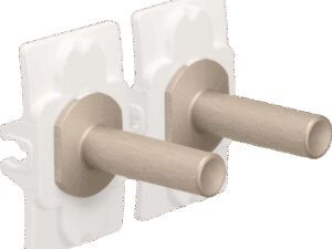 Niko Toggle set voor tweevoudige schakelfuncties steel champagne coated RAL: 080 70 10