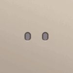 Niko Toggle Enkelvoudige afdekplaat voor 1 tweev schak steel champagne coated RAL: 080 70 10