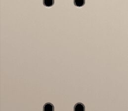 Niko Toggle 2-Voudige afdekplaat v71vr 2 tweev schak steel champagne coated RAL: 080 70 10