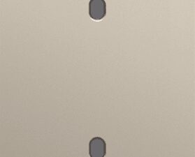 Niko Toggle 2-Voudige afdekplaat v60 vr 2 enklv schak steel champagne coated RAL: 080 70 10