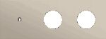 Niko Toggle 3-Voudige afdekplaat h71 vr 1 enklv schak + 2 stopc steel champagne coated RAL: 080 70 10