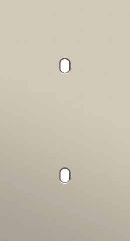 Niko Toggle 2-Voudige afdekplaat v71 vr 2 enklv schak steel champagne coated RAL: 080 70 10