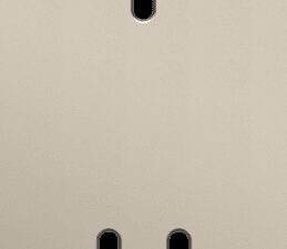 Niko Toggle 2-Voudige afdekplaat v71 vr 1 enklv + 1 tweev schak steel champagne coated RAL: 080 70 10