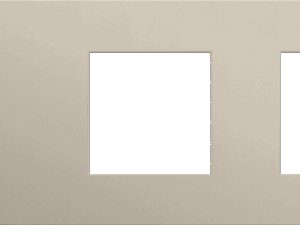 Niko Toggle 3-Voudige afdekplaat h71 vr enklv schak + 2 fct steel champagne coated RAL: 080 70 10
