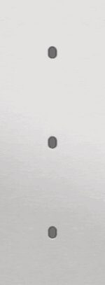 NIKO 3-Voudige afdekplaat v71 vr 3 enklv schak toggle Niko Toggle alu blue grey brushed