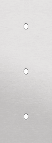 NIKO 3-Voudige afdekplaat v71 vr 3 enklv schak toggle Niko Toggle alu blue grey brushed