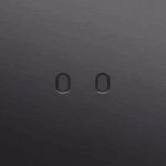 Niko Toggle Enkelvoudige afdekplaat voor 1 tweev schak alu black brushed RAL: 000 20 00