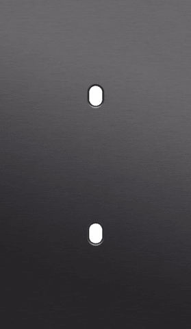 Niko Toggle 2-Voudige afdekplaat v60 vr 2 enklv schak alu black brushed RAL: 000 20 00