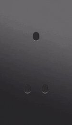 Niko Toggle 2-Voudige afdekplaat v60 vr 1 enklv + 1 tweev schak alu black brushed RAL: 000 20 00