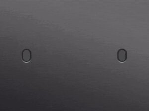 Niko Toggle 2-Voudige afdekplaat h71 vr 2 enklv schak alu black brushed RAL: 000 20 00