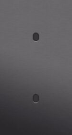Niko Toggle 2-Voudige afdekplaat v71 vr 2 enklv schak alu black brushed RAL: 000 20 00