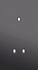Niko Toggle 2-Voudige afdekplaat v71 vr 1 enklv + 1 tweev schak alu black brushed RAL: 000 20 00