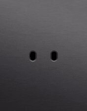 Niko Toggle 3-Voudige afdekplaat v71 vr 3 tweev schak alu black brushed RAL: 000 20 00