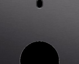 Niko Toggle 2-Voudige afdekplaat v60 vr enklv schak + stopc alu black brushed RAL: 000 20 00