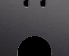 Niko Toggle 2-Voudige afdekplaat v60 vr tweev schak + stopc alu black brushed RAL: 000 20 00