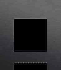 Niko Toggle 3-Voudige afdekplaat v60 vr enklv schak + 2 fct alu black brushed RAL: 000 20 00