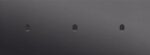 Niko Toggle 3-Voudige afdekplaat h71 vr 3 enklv schak alu black brushed RAL: 000 20 00