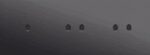 Niko Toggle 3-Voudige afdekplaat h71 vr enklv + 2 tweev schak alu black brushed RAL: 000 20 00
