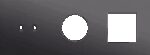 Niko Toggle 3-Voudige afdekplaat h71 vr tweev schak + stopc + fct alu black brushed RAL: 000 20 00