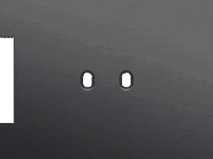 Niko Toggle 3-Voudige afdekplaat h71 vr fct tweev + enkelv schak alu black brushed RAL: 000 20 00
