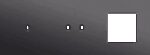 Niko Toggle 3-Voudige afdekplaat h71 vr enkelv + tweev schak + fct alu black brushed RAL: 000 20 00