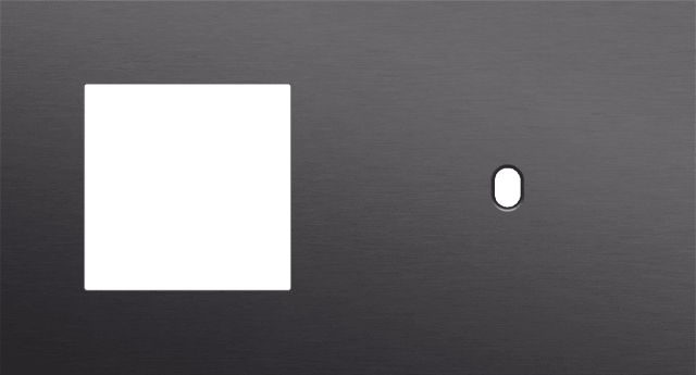 Niko Toggle 2-Voudige afdekplaat h7Enkelvoudige afdekplaatvr enklv schak alu black brushed RAL: 000 20 00