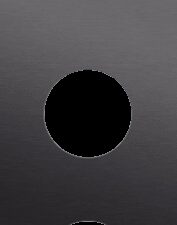 Niko Toggle 3-Voudige afdekplaat v71 vr enklv schak + 2 stopc alu black brushed RAL: 000 20 00