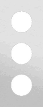 Niko Rocker en Toggle 3-Voudige afdekplaat 60 voor 1 stopcontact alu grey brushed RAL: 000 80 00