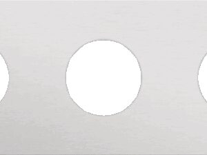Niko Rocker en Toggle 3-Voudige afdekplaat 71 voor 1 stopcontact alu grey brushed RAL: 000 80 00