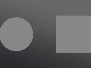 Niko Rocker en Toggle 2-Voudige afdekplaat horizontaal 71mm voor stopcontact en 1 functie, alu black brushed RAL: 000 20 00