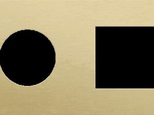 Niko Rocker en Toggle 2-Voudige afdekplaat horizontaal 71mm voor stopcontact en 1 functie, alu gold brushed RAL: 1000