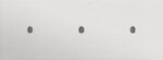 NIKO 3-Voudige afdekplaat h71 vr 3 enklv schak toggle alu grijs Niko Toggle alu blue grey brushed