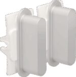 Niko Rocker Toets 2x alu grey brushed RAL: 000 80 00